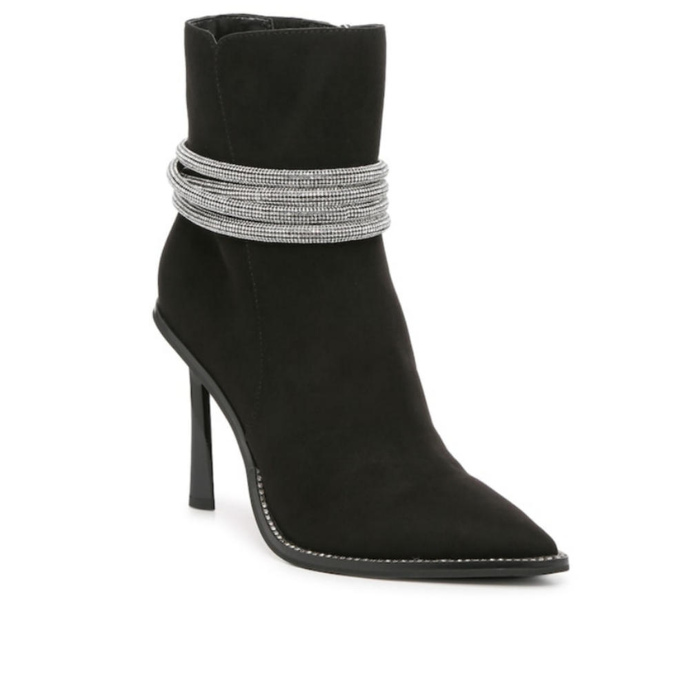 NIB JLo Silver Veina Boots